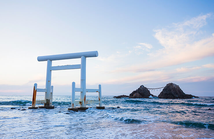 桜井二見ヶ浦の夫婦岩